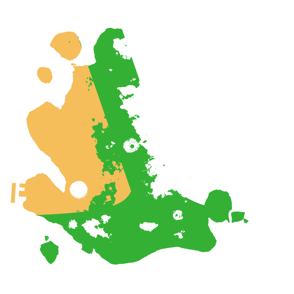 Biome Rust Map: Procedural Map, Size: 3000, Seed: 23325