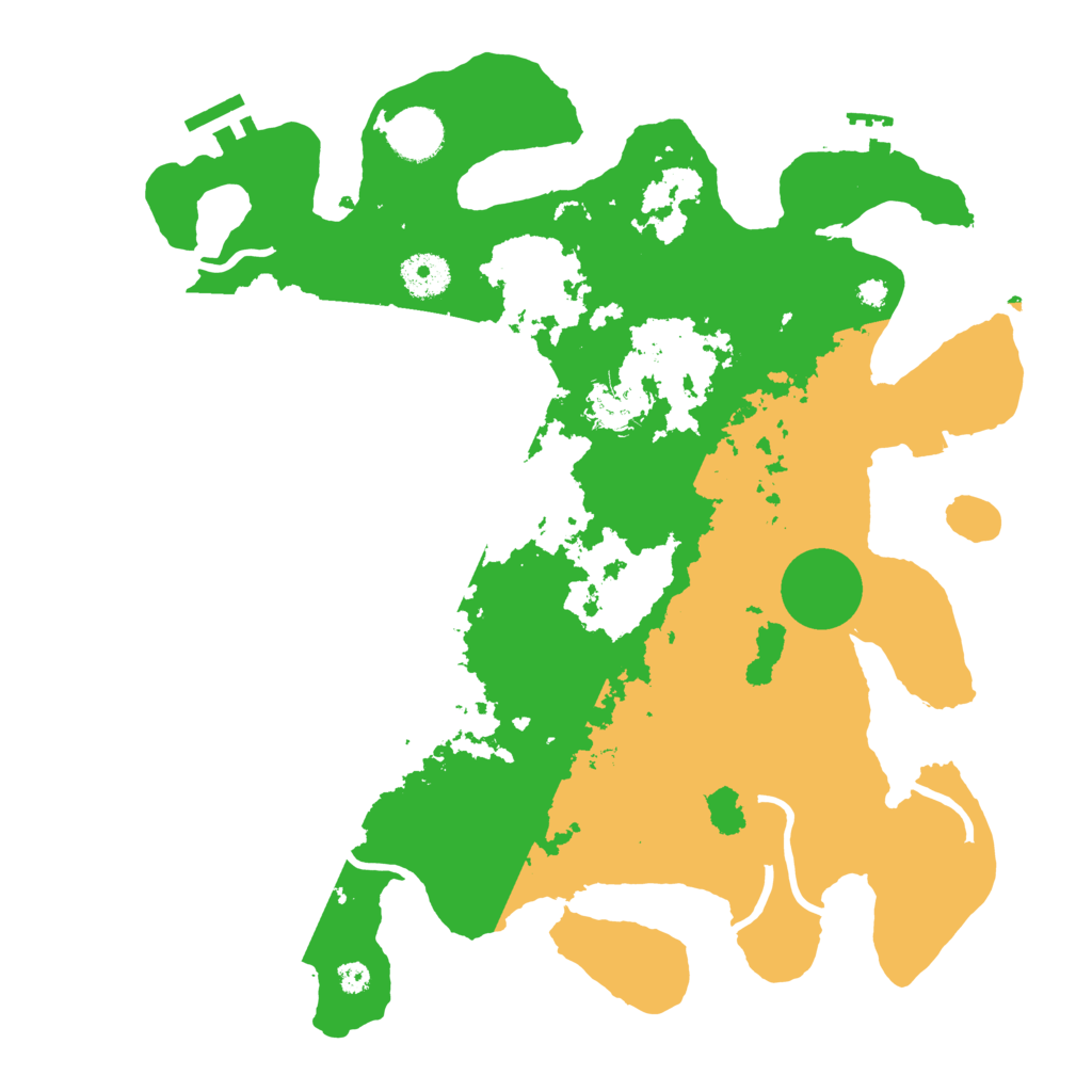 Biome Rust Map: Procedural Map, Size: 3550, Seed: 962127507