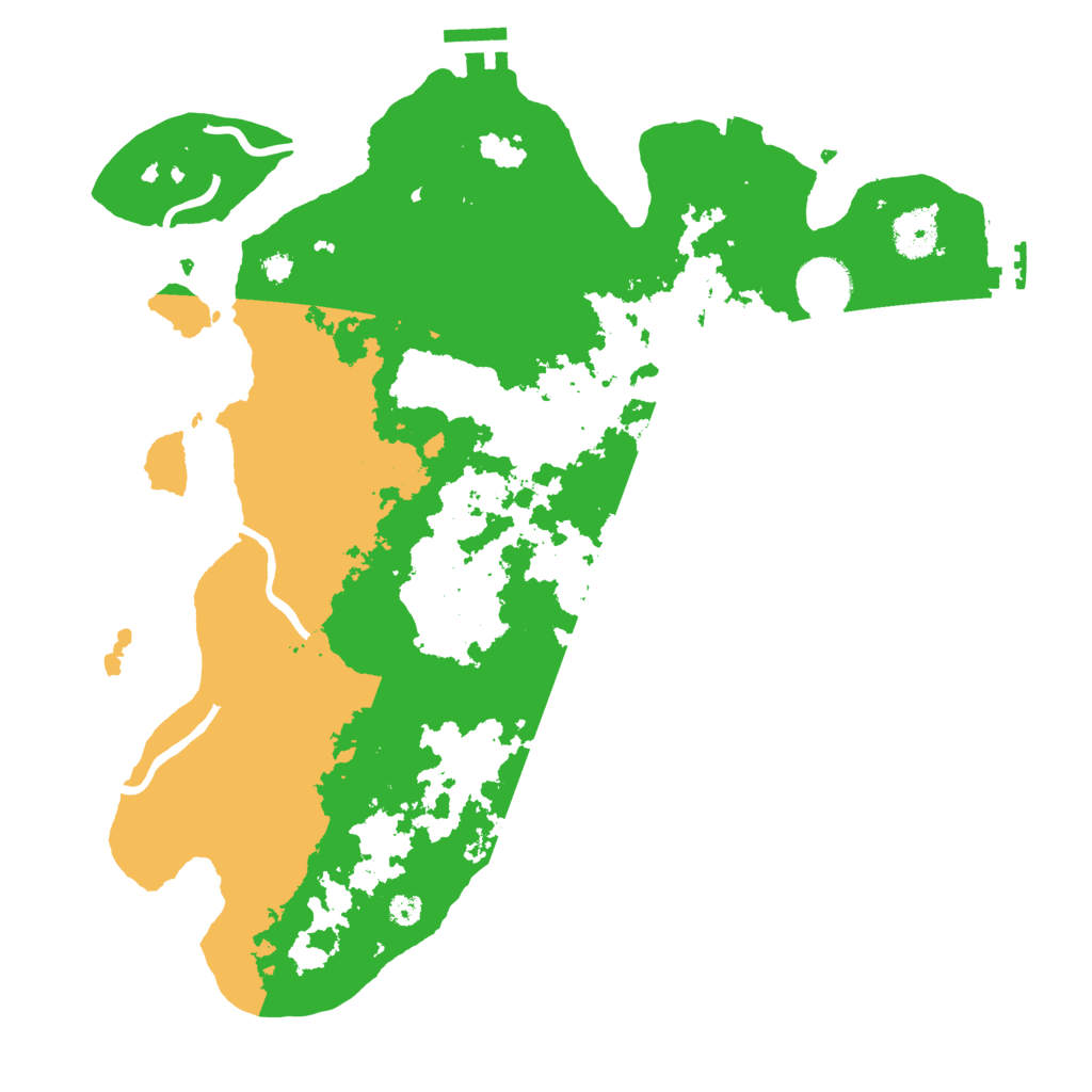 Biome Rust Map: Procedural Map, Size: 3500, Seed: 1760784444