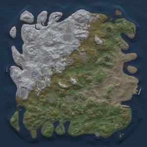 Thumbnail Rust Map: Procedural Map, Size: 4750, Seed: 21474, 19 Monuments