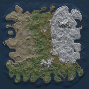 Thumbnail Rust Map: Procedural Map, Size: 5000, Seed: 1592443175, 19 Monuments