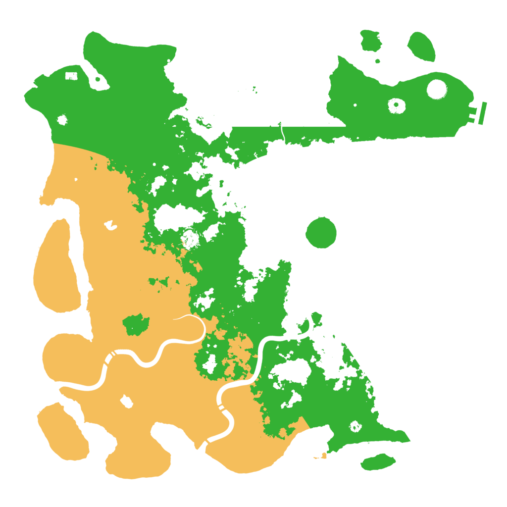 Biome Rust Map: Procedural Map, Size: 4500, Seed: 65084221