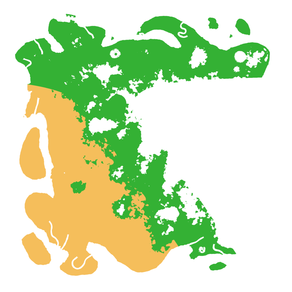 Biome Rust Map: Procedural Map, Size: 4500, Seed: 65084221