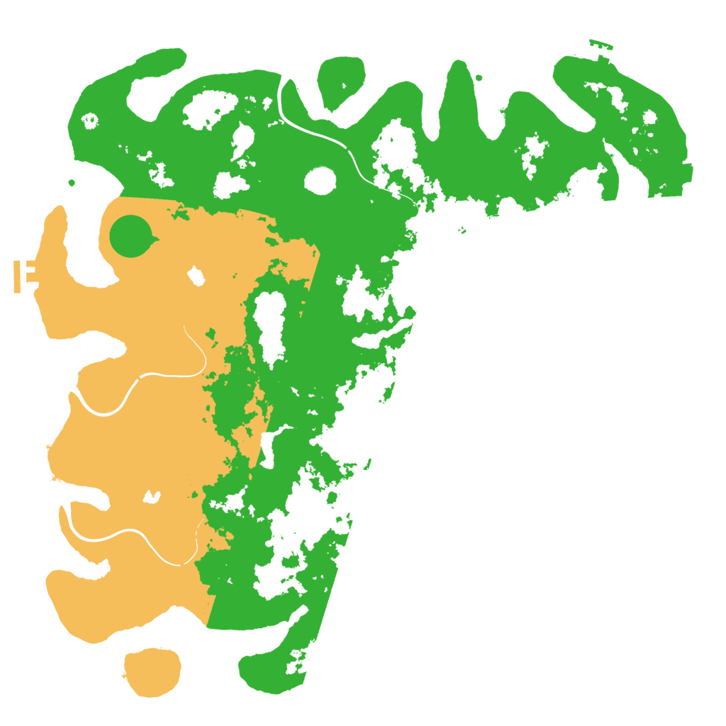 Biome Rust Map: Procedural Map, Size: 4500, Seed: 2067340678
