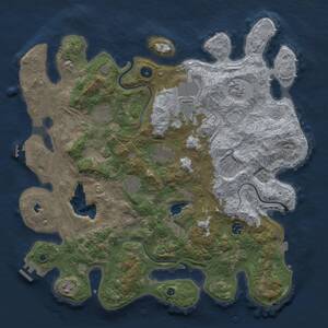 Thumbnail Rust Map: Procedural Map, Size: 4250, Seed: 1269196762, 15 Monuments