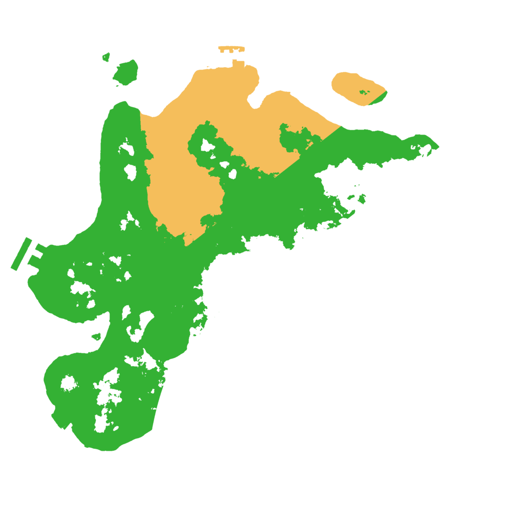 Biome Rust Map: Procedural Map, Size: 3000, Seed: 1494440887