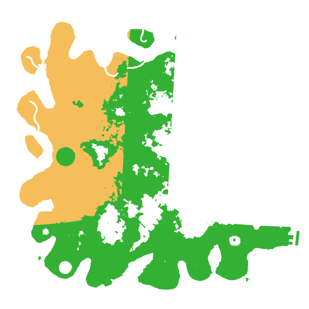 Biome Rust Map: Procedural Map, Size: 4300, Seed: 939068445