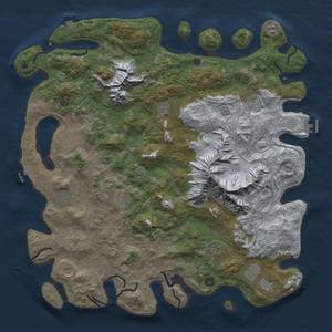 Thumbnail Rust Map: Procedural Map, Size: 5000, Seed: 1995415459, 19 Monuments