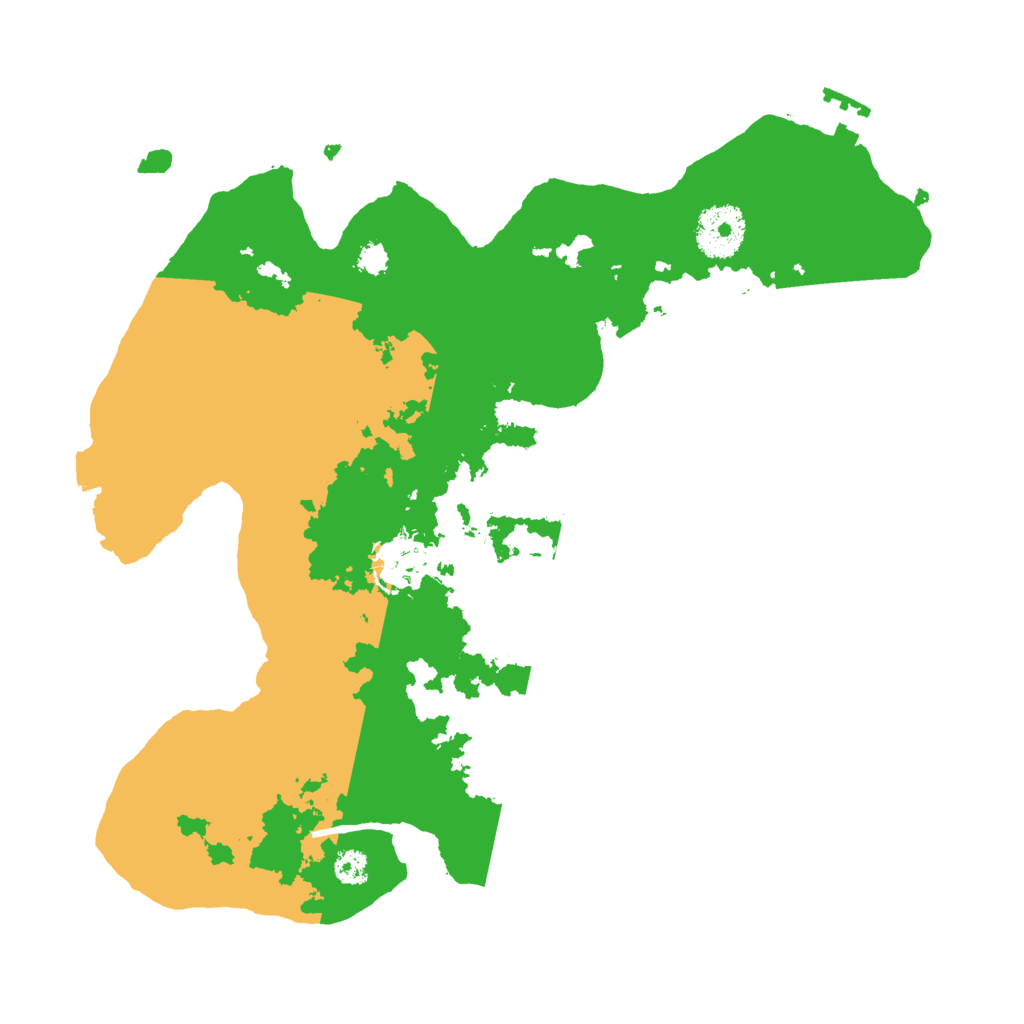 Biome Rust Map: Procedural Map, Size: 3000, Seed: 12490