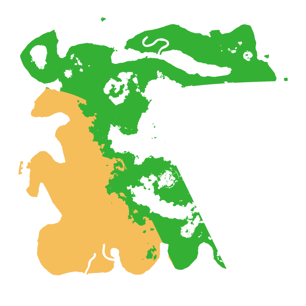 Biome Rust Map: Procedural Map, Size: 3400, Seed: 87930274