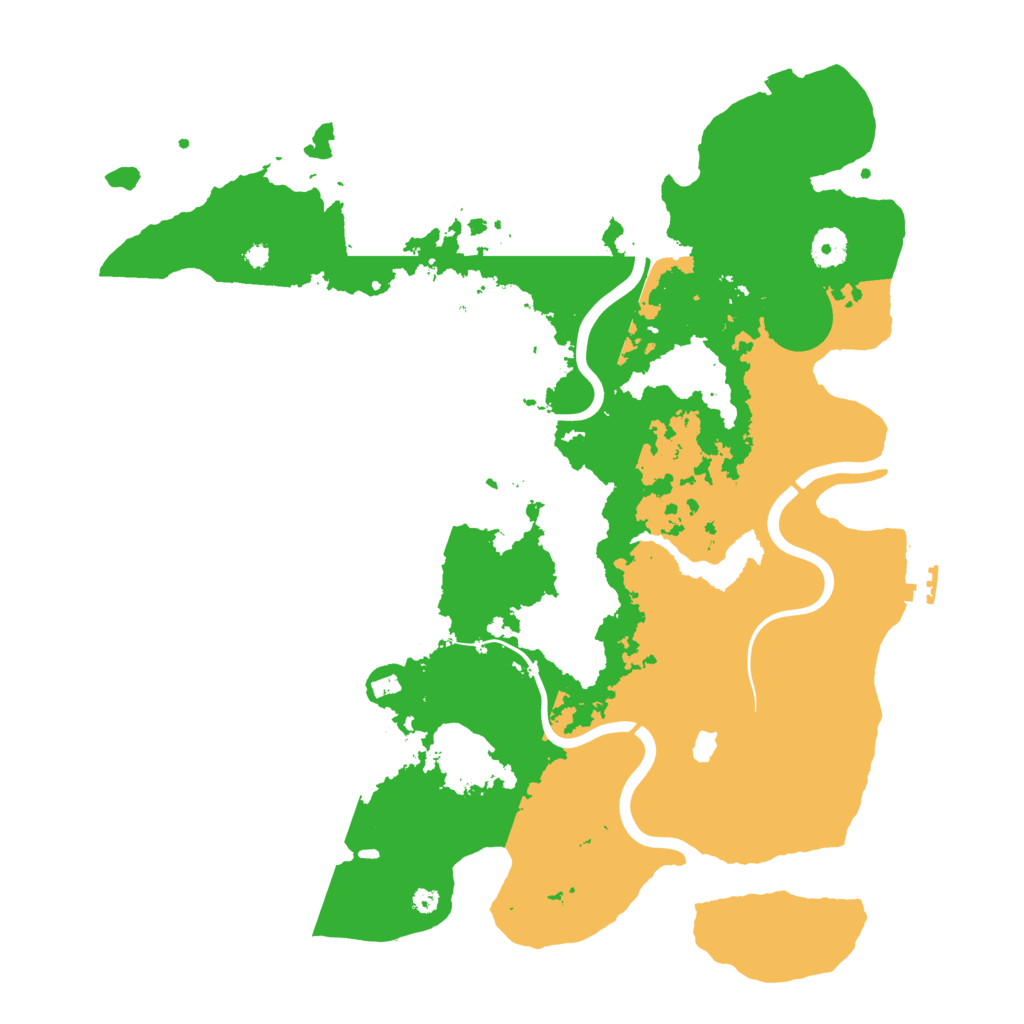 Biome Rust Map: Procedural Map, Size: 4000, Seed: 500409144