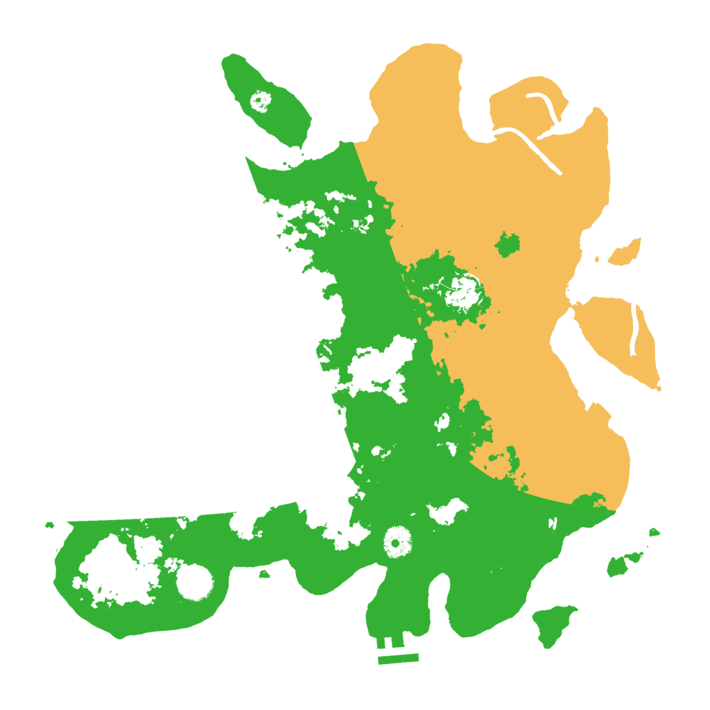 Biome Rust Map: Procedural Map, Size: 3529, Seed: 418525840