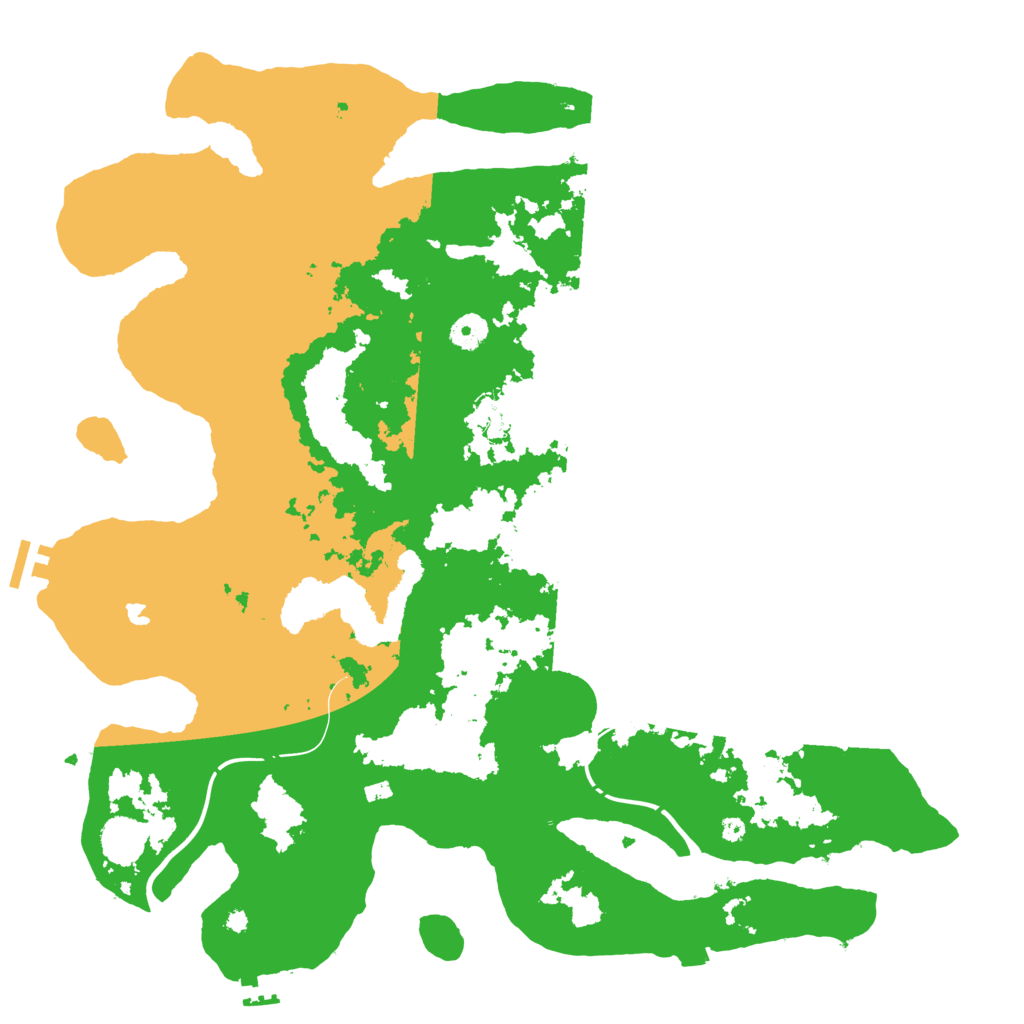 Biome Rust Map: Procedural Map, Size: 4250, Seed: 2070239212