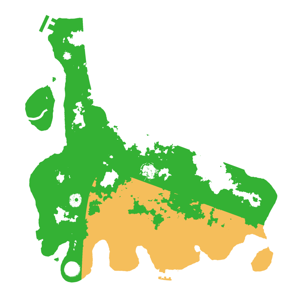 Biome Rust Map: Procedural Map, Size: 3500, Seed: 756503182