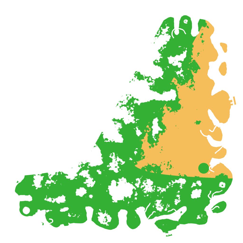 Biome Rust Map: Procedural Map, Size: 6000, Seed: 1847584948