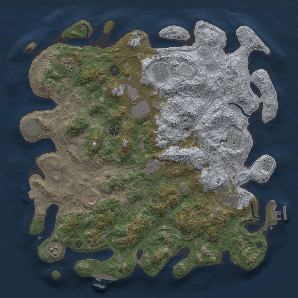 Rust Map: Procedural Map, Size: 4250, Seed: 1598339296, 19 Monuments