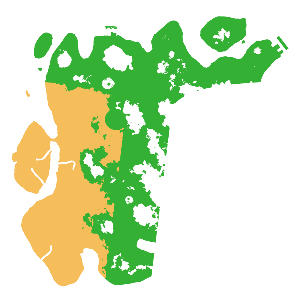 Biome Rust Map: Procedural Map, Size: 3900, Seed: 45028481