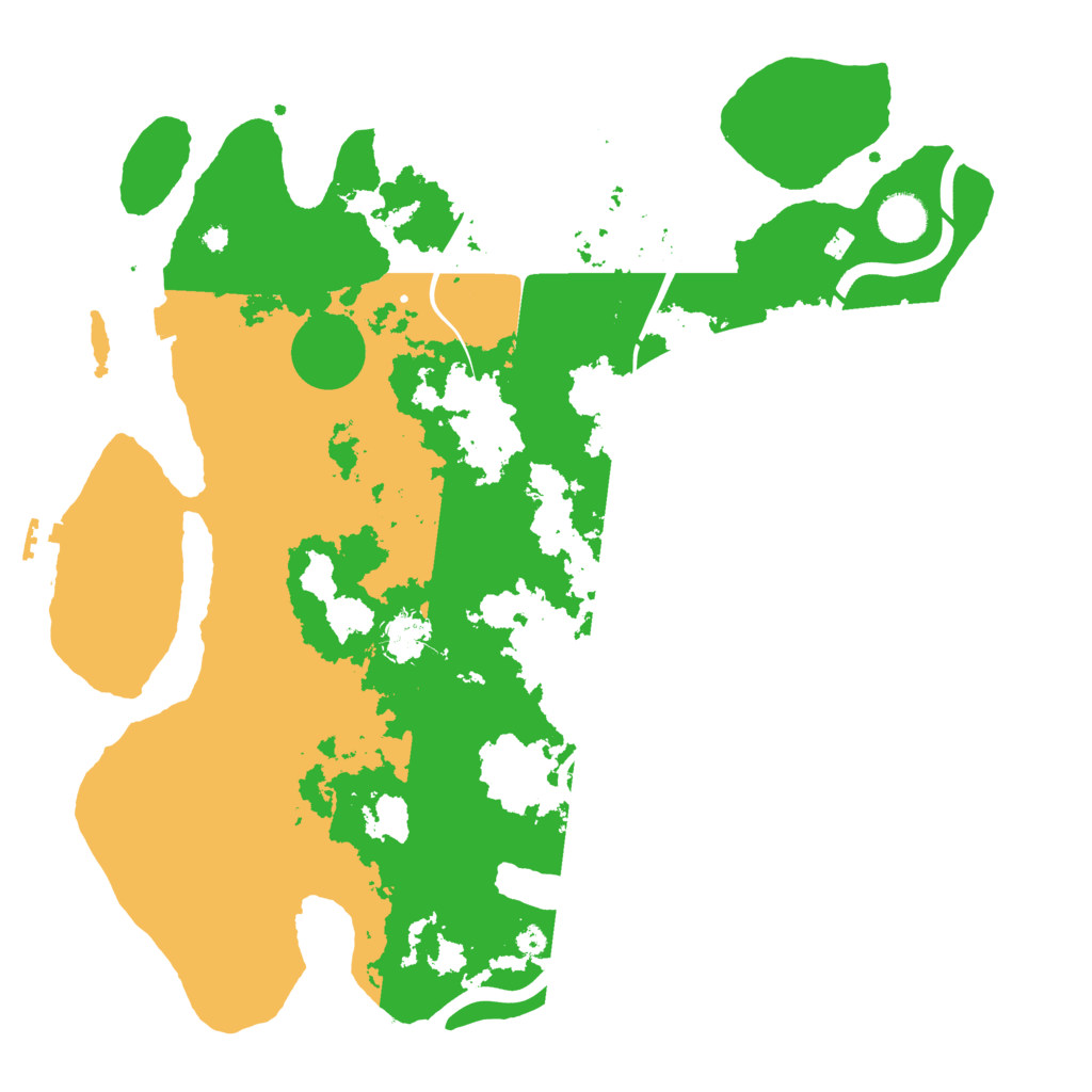 Biome Rust Map: Procedural Map, Size: 3900, Seed: 45028481