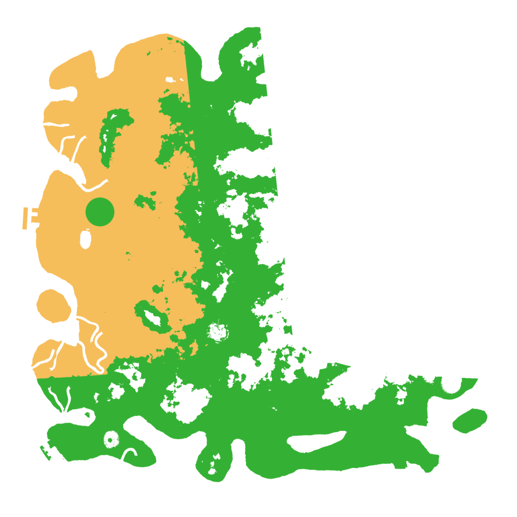 Biome Rust Map: Procedural Map, Size: 4750, Seed: 516