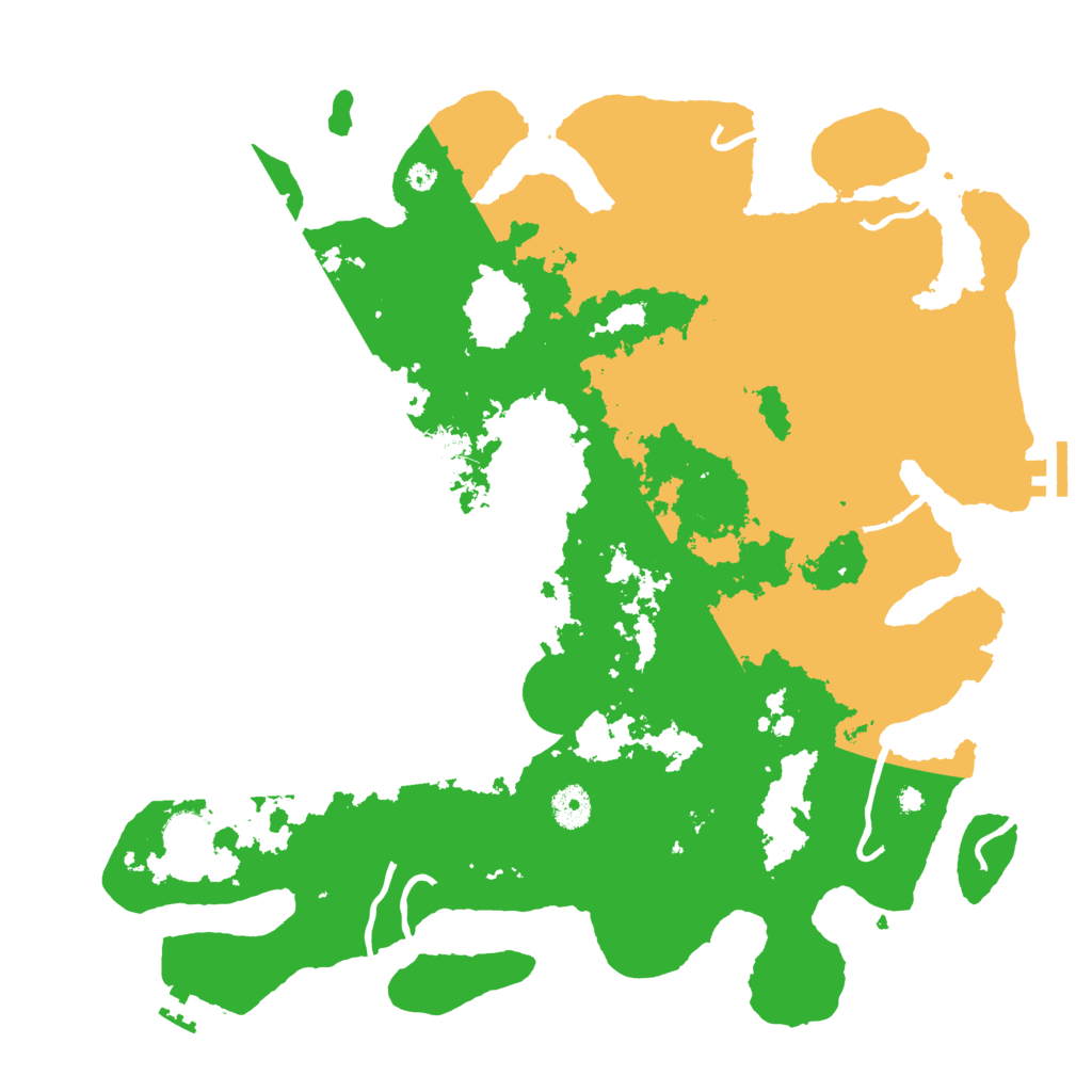 Biome Rust Map: Procedural Map, Size: 4000, Seed: 13760