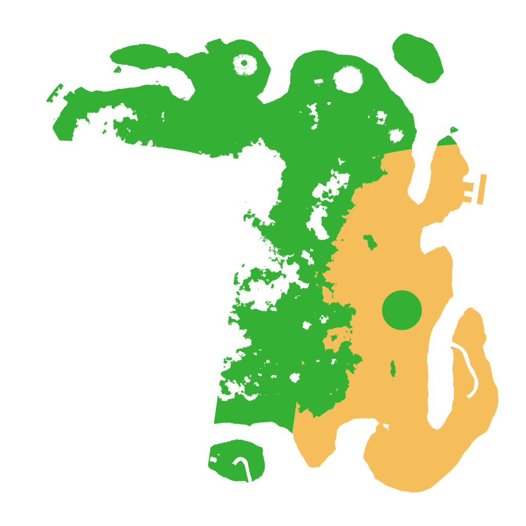 Biome Rust Map: Procedural Map, Size: 3500, Seed: 2117875840