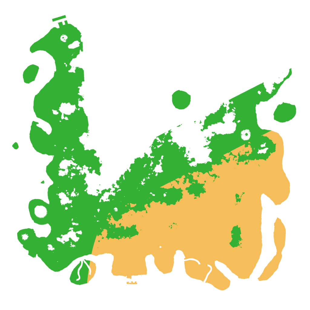 Biome Rust Map: Procedural Map, Size: 4500, Seed: 1325737483