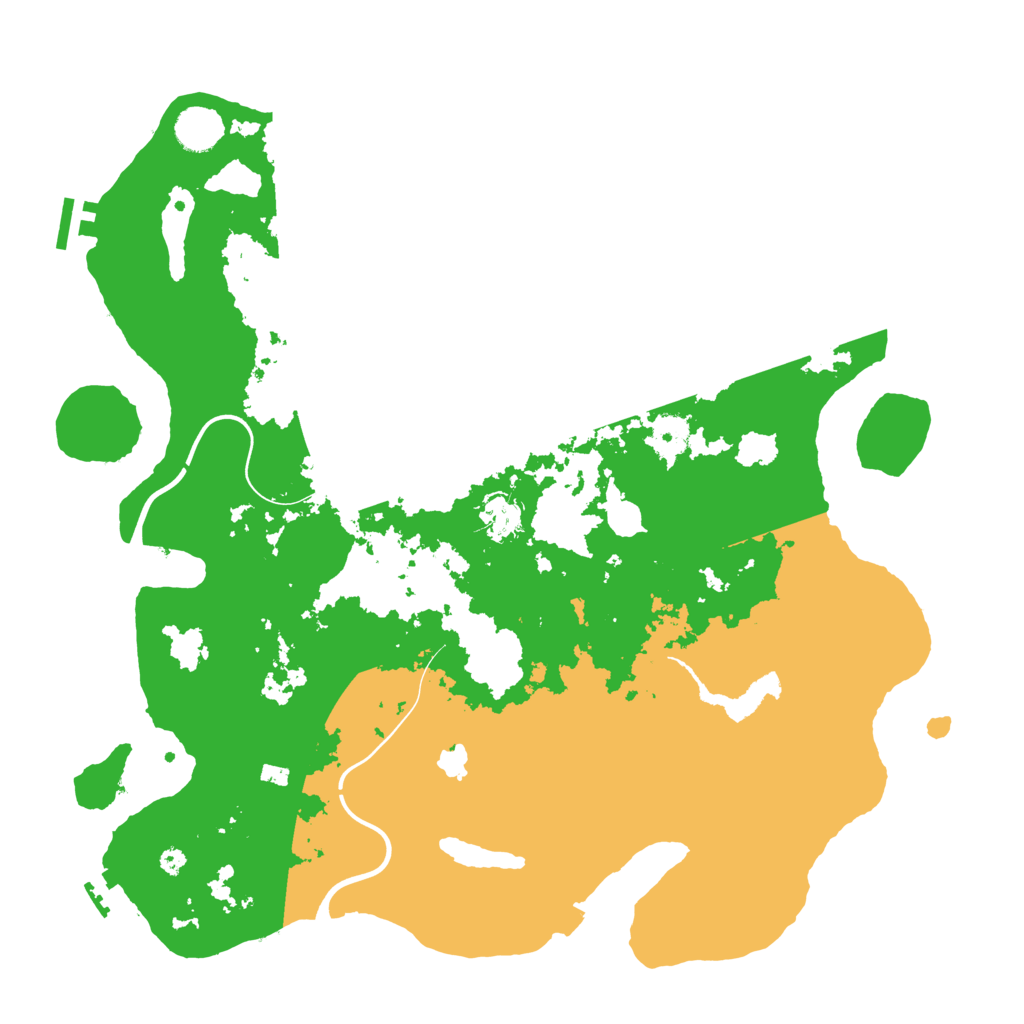 Biome Rust Map: Procedural Map, Size: 4000, Seed: 31580