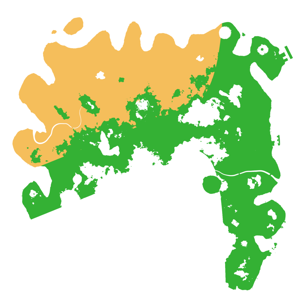 Biome Rust Map: Procedural Map, Size: 4500, Seed: 1208930871
