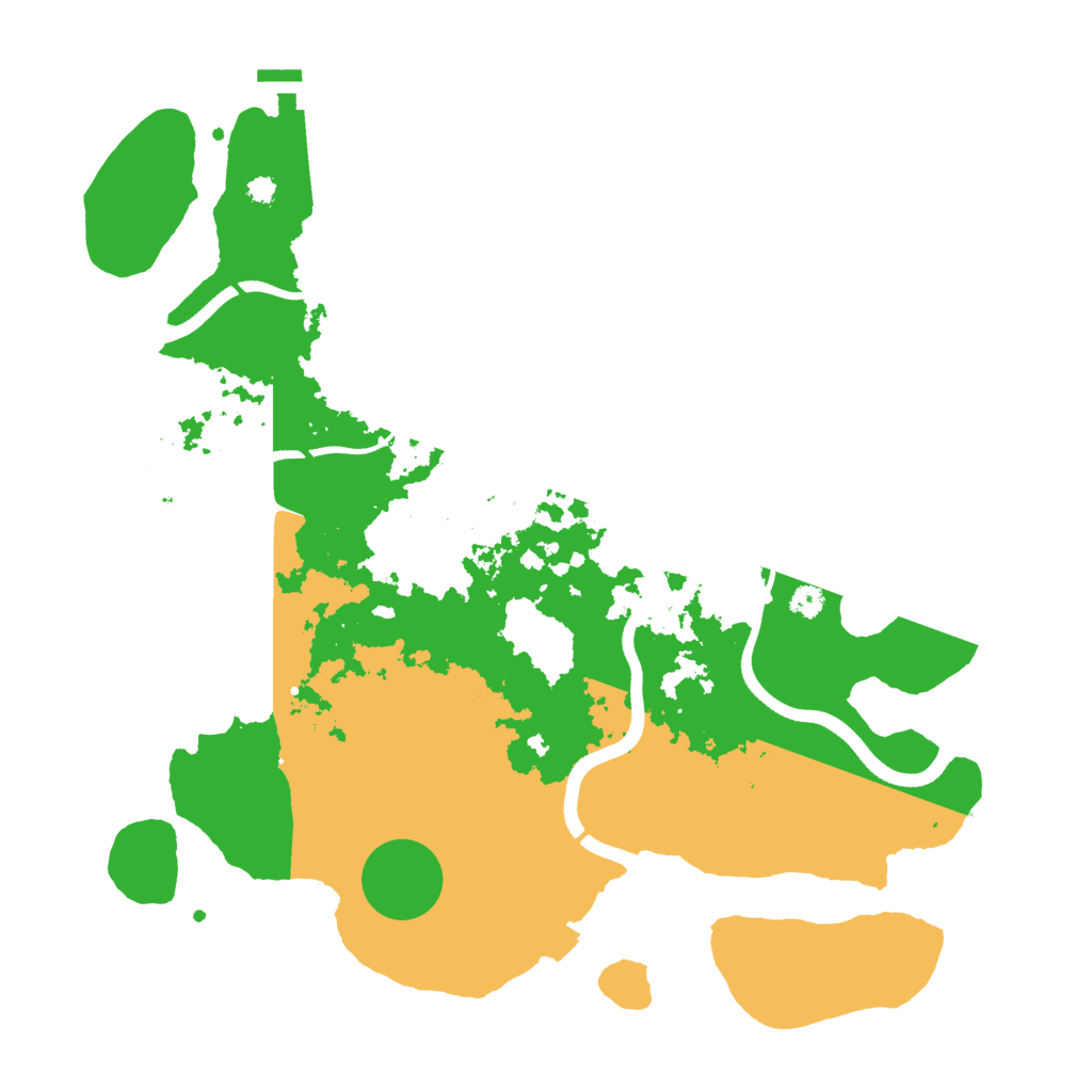 Biome Rust Map: Procedural Map, Size: 3566, Seed: 740606430