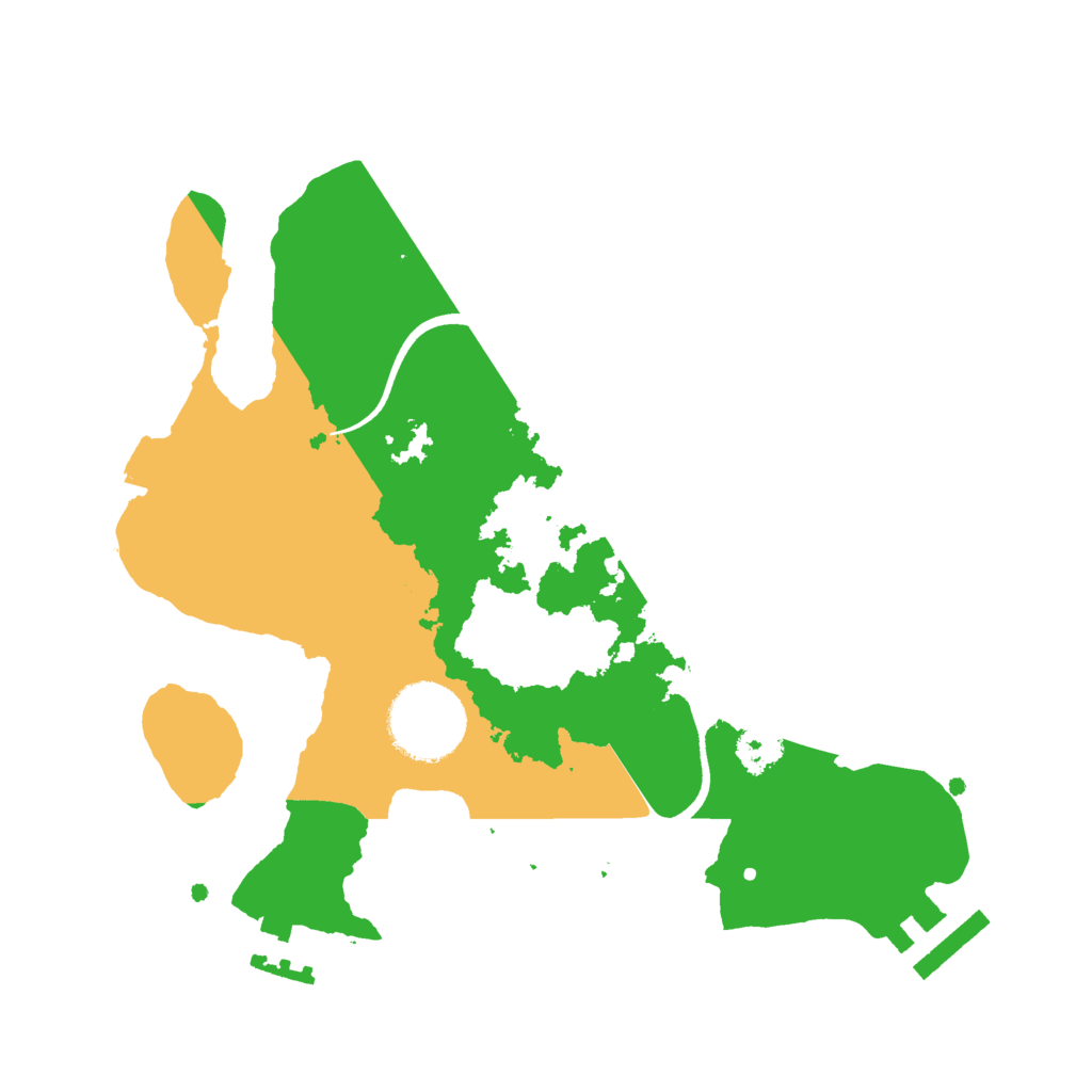 Biome Rust Map: Procedural Map, Size: 2500, Seed: 845688362