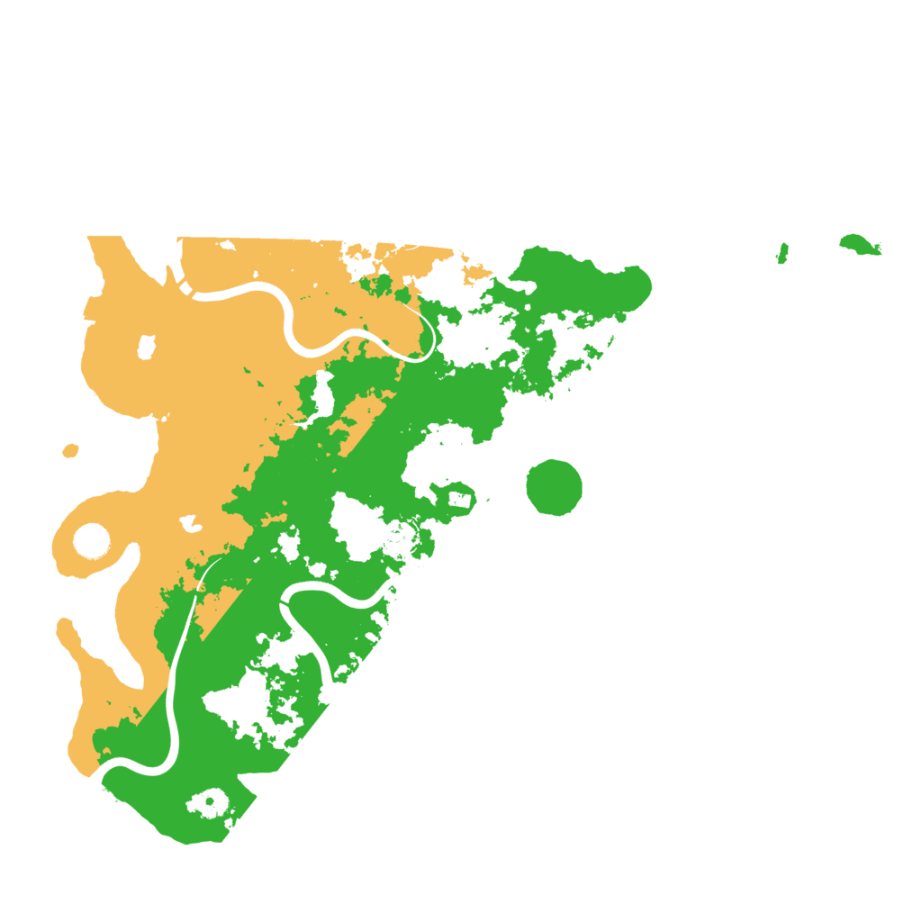Biome Rust Map: Procedural Map, Size: 4500, Seed: 492203137