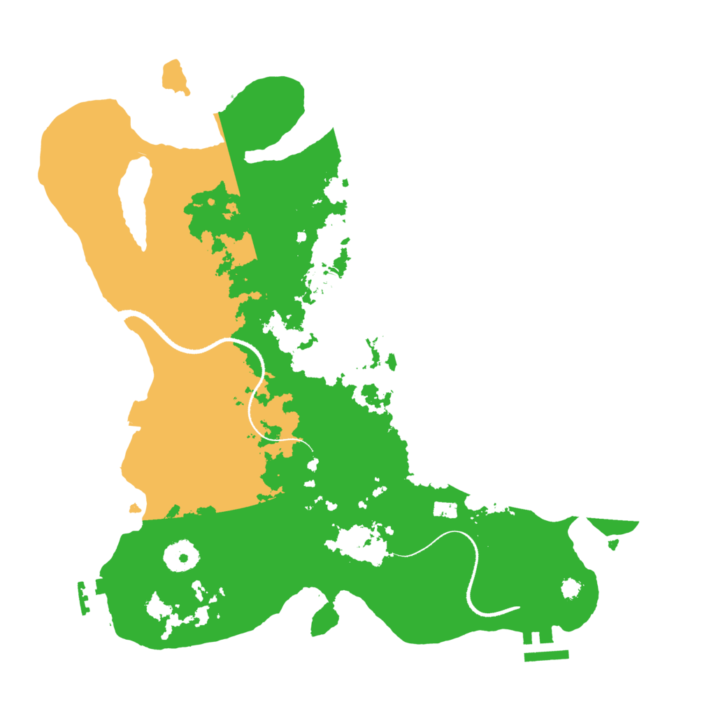 Biome Rust Map: Procedural Map, Size: 3250, Seed: 679567449