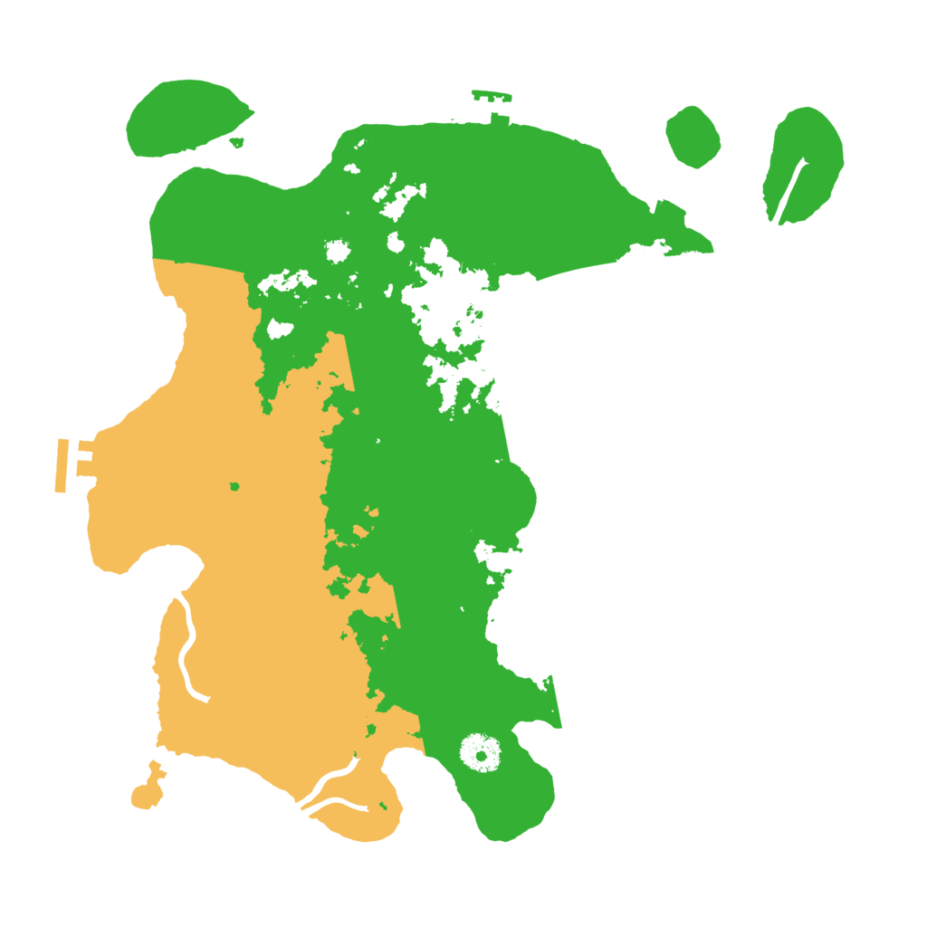 Biome Rust Map: Procedural Map, Size: 3500, Seed: 1280881875