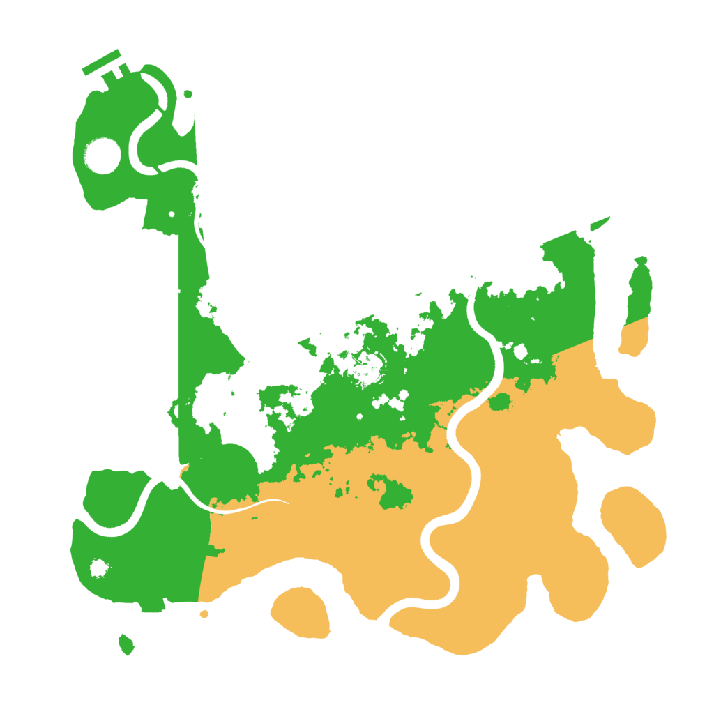 Biome Rust Map: Procedural Map, Size: 3500, Seed: 105184026