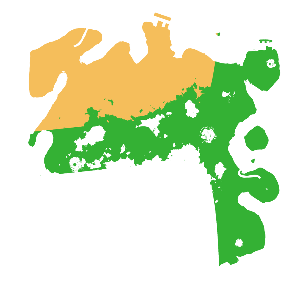 Biome Rust Map: Procedural Map, Size: 3500, Seed: 1258111169