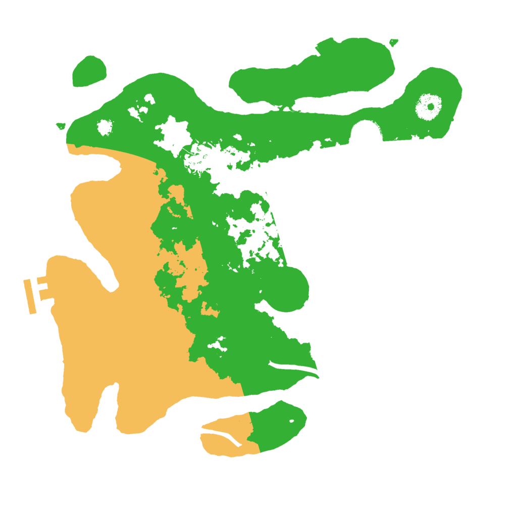 Biome Rust Map: Procedural Map, Size: 3000, Seed: 9964