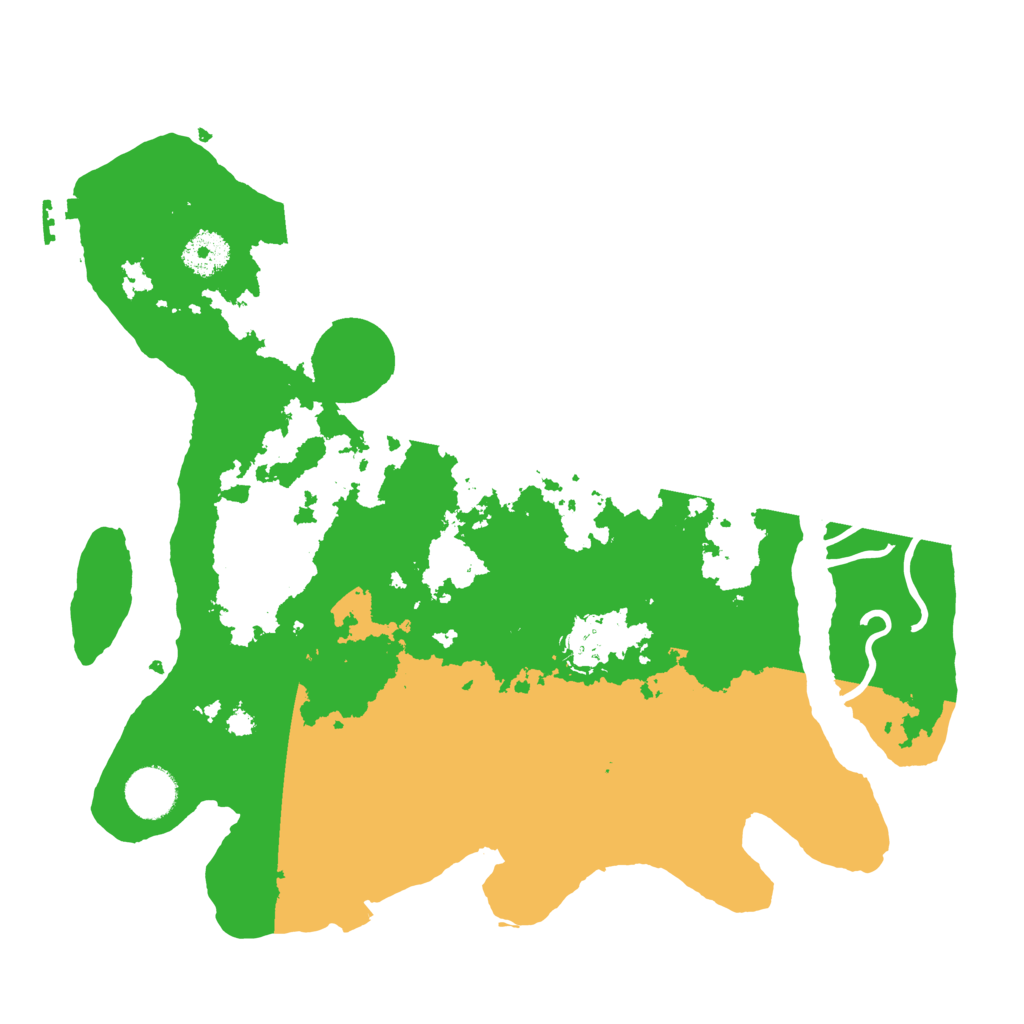 Biome Rust Map: Procedural Map, Size: 3500, Seed: 6576756