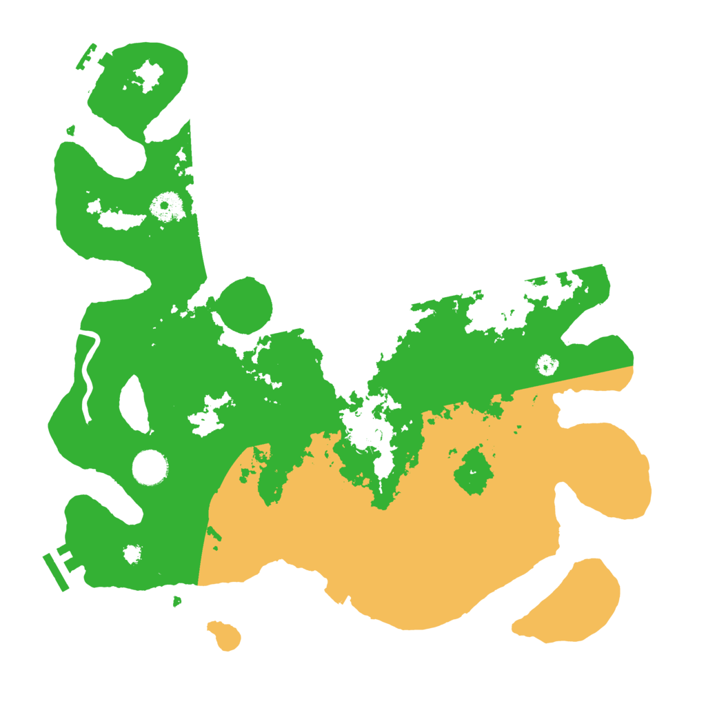 Biome Rust Map: Procedural Map, Size: 3500, Seed: 746033853