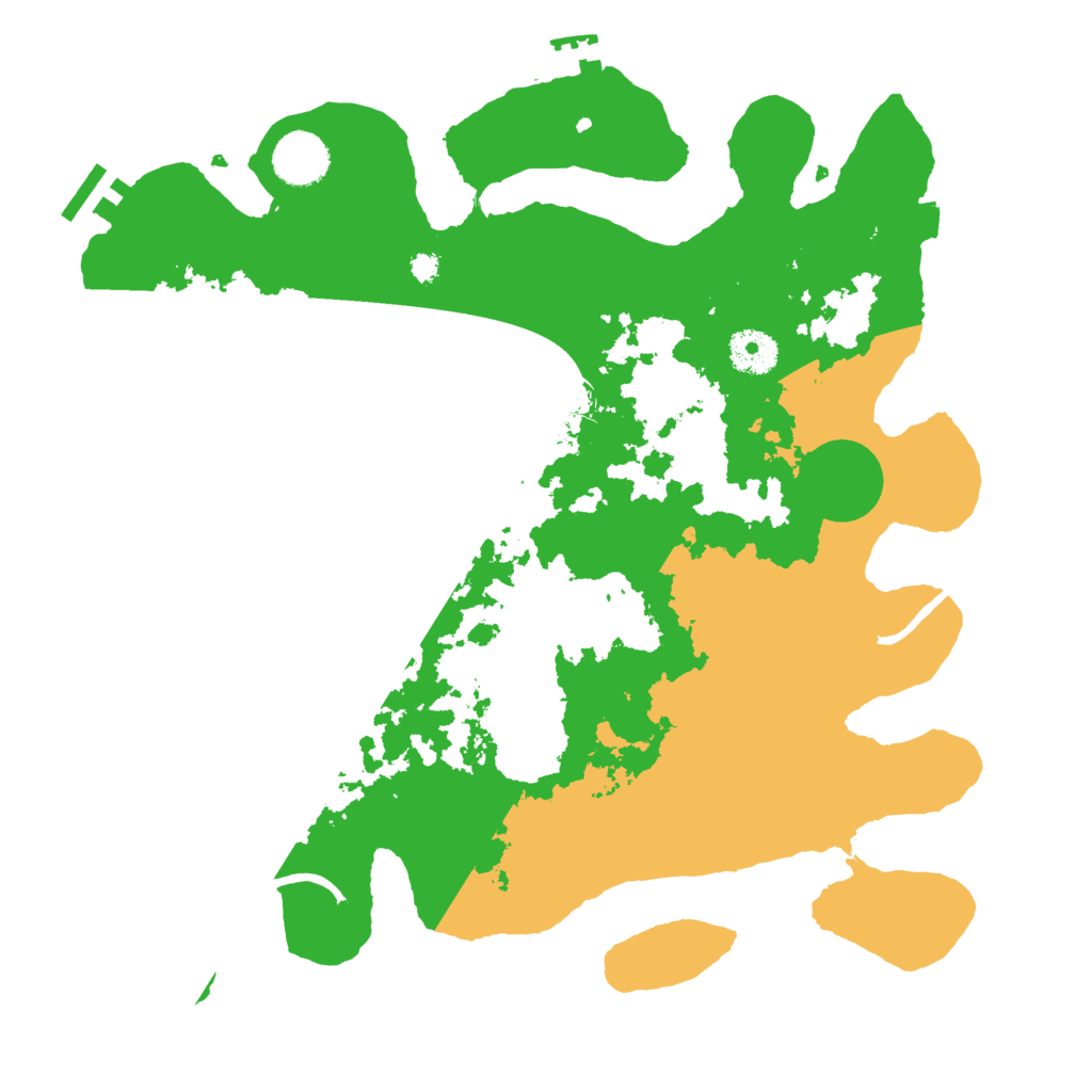 Biome Rust Map: Procedural Map, Size: 3500, Seed: 1414763124