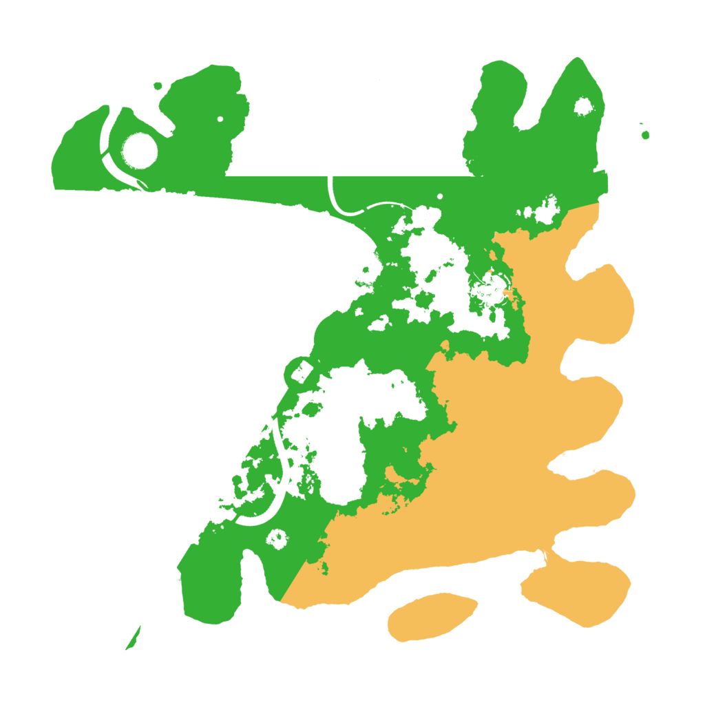 Biome Rust Map: Procedural Map, Size: 3500, Seed: 1414763124