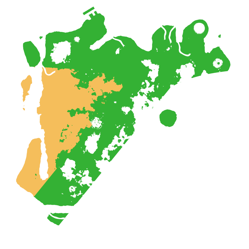 Biome Rust Map: Procedural Map, Size: 4000, Seed: 72381