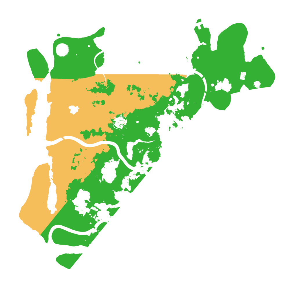 Biome Rust Map: Procedural Map, Size: 4000, Seed: 72381
