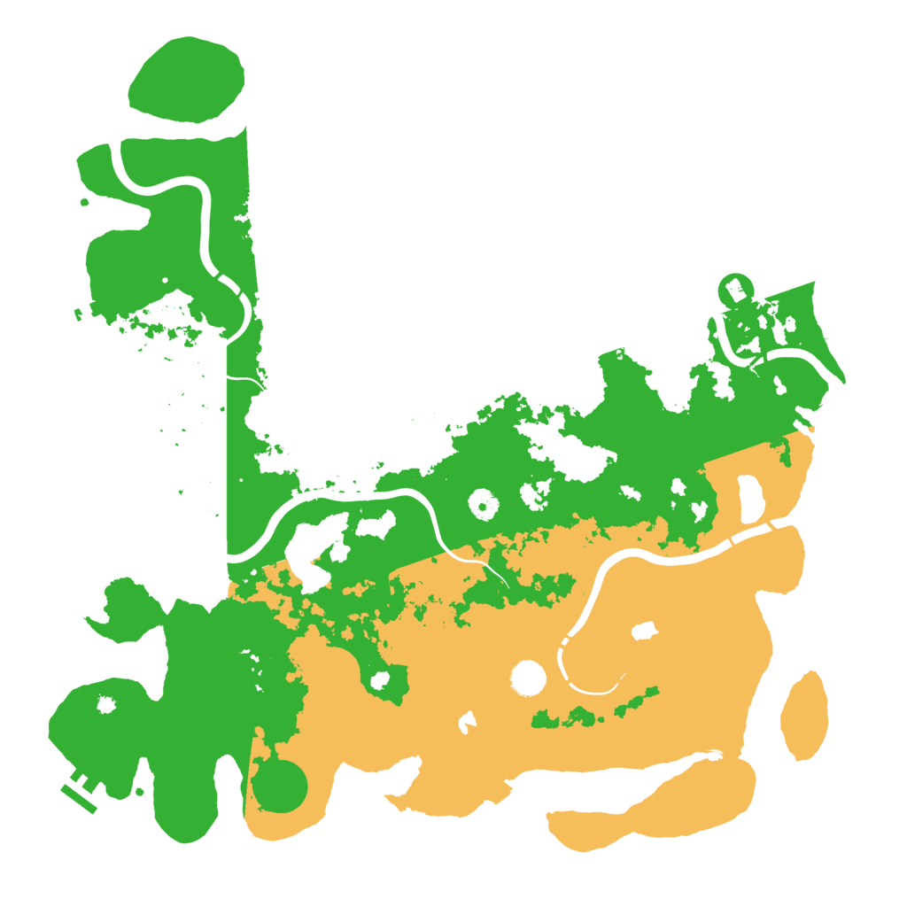 Biome Rust Map: Procedural Map, Size: 4500, Seed: 634947469