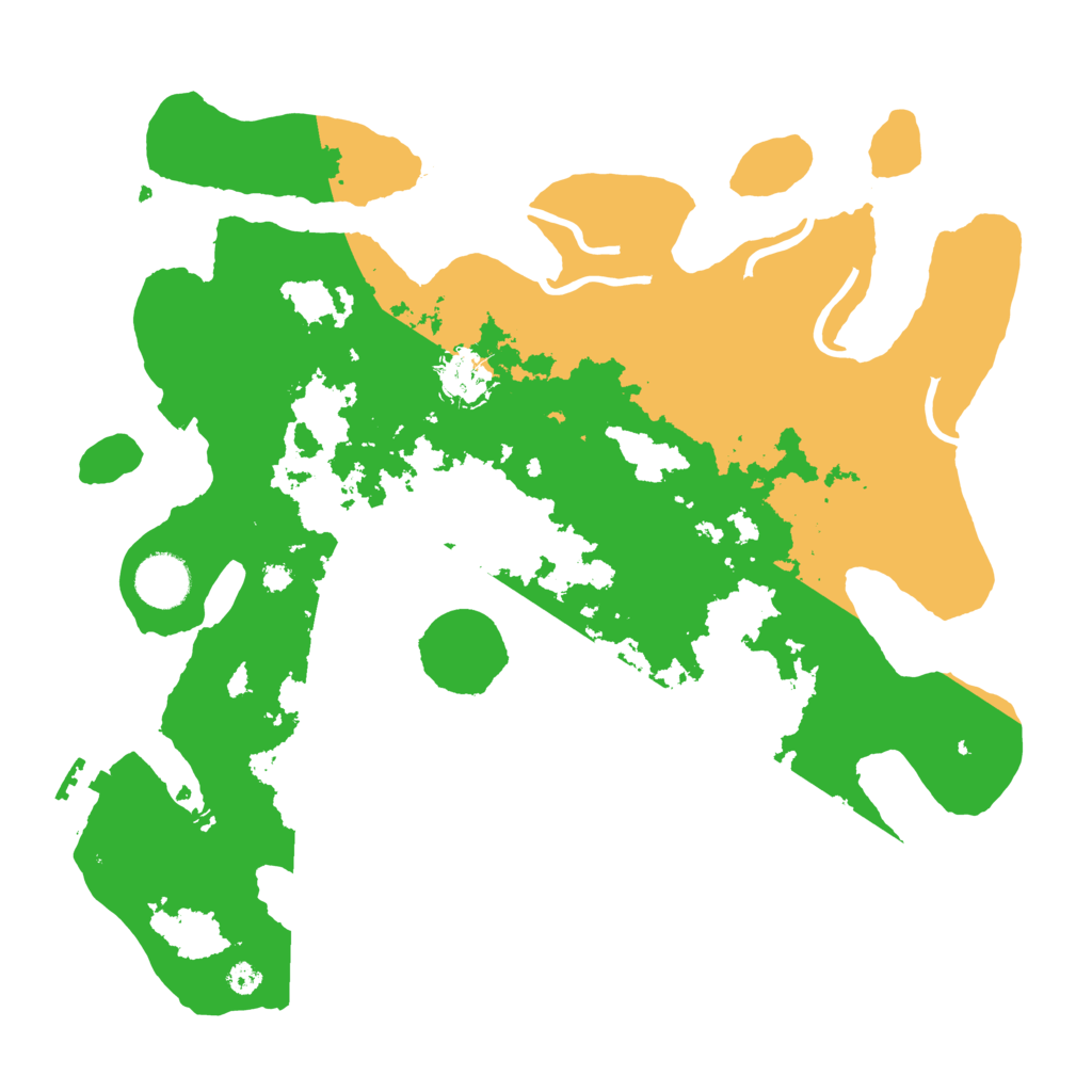 Biome Rust Map: Procedural Map, Size: 3500, Seed: 8953217