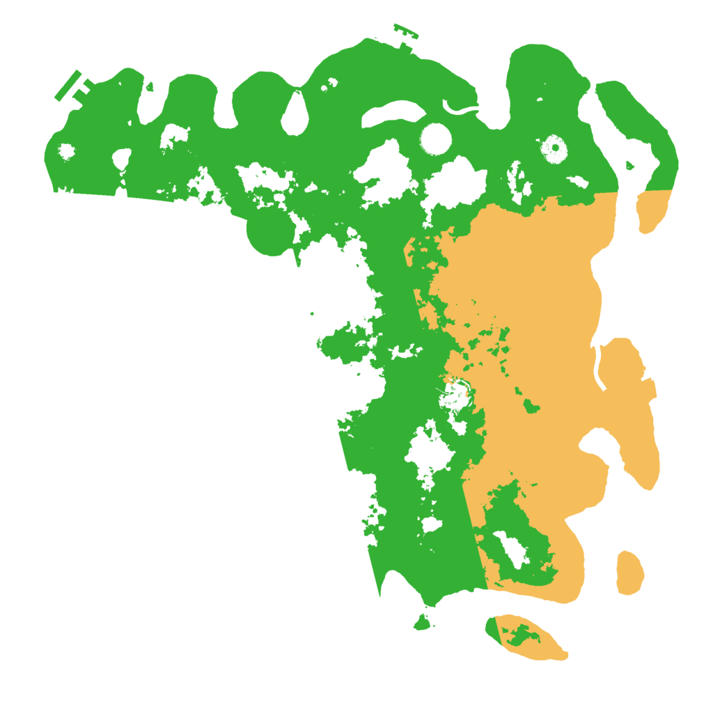Biome Rust Map: Procedural Map, Size: 4000, Seed: 23421