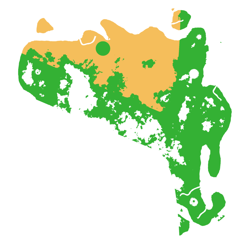 Biome Rust Map: Procedural Map, Size: 4500, Seed: 658498158