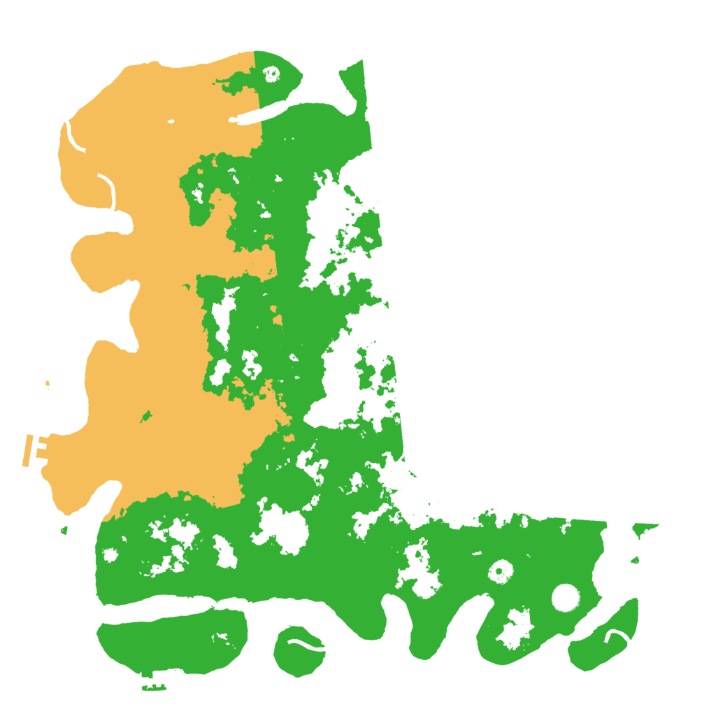 Biome Rust Map: Procedural Map, Size: 4500, Seed: 1833662514