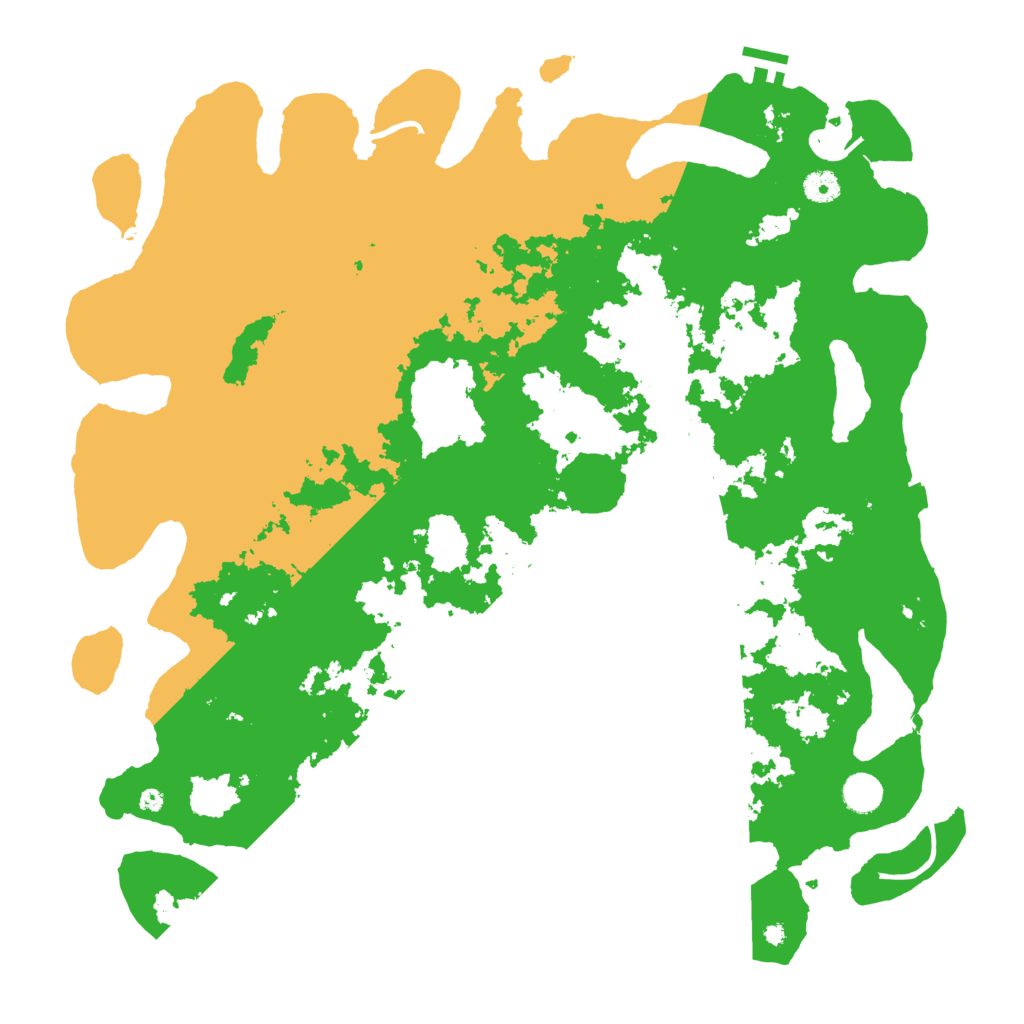 Biome Rust Map: Procedural Map, Size: 4500, Seed: 1364002746