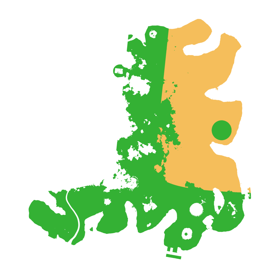 Biome Rust Map: Procedural Map, Size: 3500, Seed: 1507429486