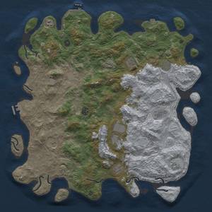 Thumbnail Rust Map: Procedural Map, Size: 4800, Seed: 1459566797, 19 Monuments